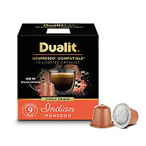 Dualit; NX Capsules, Indian Monsoon Espresso, 7 Oz, Pack Of 60