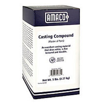 AMACO; Plaster Of Paris Casting Compound, 5 Lb Box, White