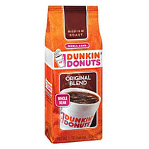 Dunkin' Donuts; Original Blend Whole Bean Coffee, 12 Oz Bag