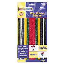 Creativity Street Wax Works Sticks, 8 inch;, Bright Hues, Pack Of 48