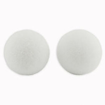 Hygloss Styrofoam&trade; Balls, 4 inch;, White, Pack Of 12