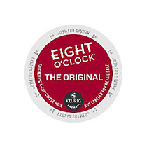 Eight O'Clock; Original Coffee K-Cups;, 3 Oz, Pack Of 24