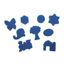 Roylco; Super Value Dip And Print Painting Sponges, Blue, Pack Of 66