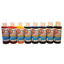 Captain Creative; Washable Liquid Watercolor Paint, 4 Oz, Assorted Colors, Pack Of 16