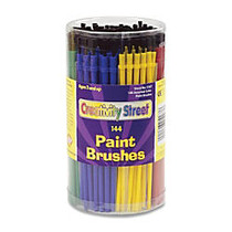 ChenilleKraft Classroom Brush Canister, Nylon, Multicolor, 144 Brushes
