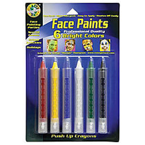 Crafty Dab Push-Up Face Paints, Assorted Colors, Set Of 36