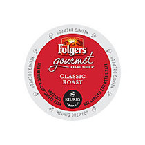 Folgers Gourmet Selections;, Coffee K-Cups;, Classic Roast, 4 Oz, Box Of 24