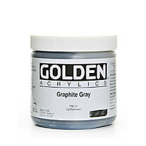 Golden Heavy Body Acrylic Paint, 16 Oz, Graphite Gray