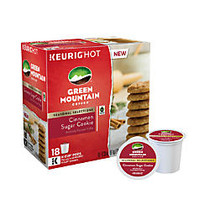 Green Mountain Coffee; Cinnamon Sugar Cookie K-Cup; Pods, Pack Of 18