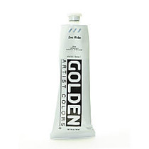 Golden Heavy Body Acrylic Paint, 5 Oz, Zinc White