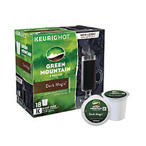 Green Mountain Coffee; Dark Magic; Extra Bold Coffee K-Cups;, Box Of 18