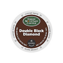 Green Mountain Coffee; Double Black Diamond Extra Bold Coffee K-Cups;, Box Of 24