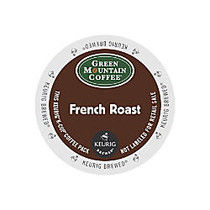 Green Mountain Coffee; French Roast Coffee K-Cups;, Box Of 24