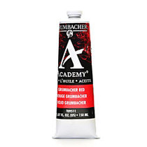 Grumbacher Academy Oil Colors, 5.07 Oz, Grumbacher Red, Pack Of 2