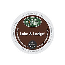 Green Mountain Coffee; Lake & Lodge; Coffee K-Cups;, Box Of 24