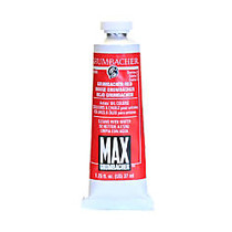 Grumbacher Max Water Miscible Oil Colors, 1.25 Oz, Grumbacher Red (Naphthol Red), Pack Of 2