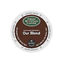 Green Mountain Coffee; Our Blend Coffee K-Cup; Pods, 0.33 Oz, Box Of 24