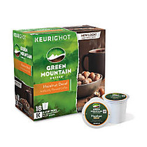 Green Mountain Coffee; Pods Hazelnut Decaffeinated Coffee K-Cup; Pods, Box Of 18