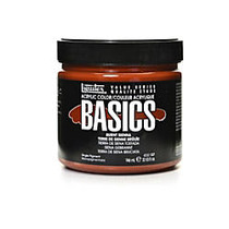 Liquitex Basics Acrylic Paint, 32 Oz Jar, Burnt Sienna