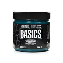 Liquitex Basics Acrylic Paint, 32 Oz Jar, Phthalocyanine Green