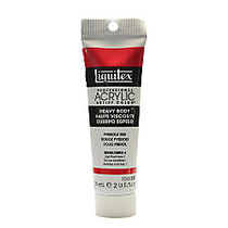 Liquitex Heavy Body Professional Artist Acrylic Colors, 4.65 Oz, Pyrrole Red