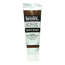 Liquitex Heavy Body Professional Artist Acrylic Colors, 4.65 Oz, Raw Umber, Pack Of 2