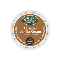 Green Mountain; Caramel Vanilla Cream Coffee K-Cups;, 0.42 Oz, Box Of 24