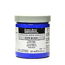 Liquitex Soft Body Professional Artist Acrylic Colors, 8 Oz, Cobalt Blue