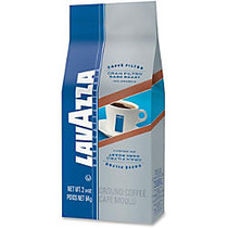 Lavazza Gran Filtro Dark Roast Caff&egrave; Filtro Ground - Dark/Bold - 2.3 oz Per Carton - 30 Packet - 1 / Carton