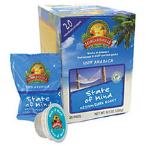 Margaritaville Coffee AromaCups, State Of Mind, Single-Serve Cups, Box Of 20