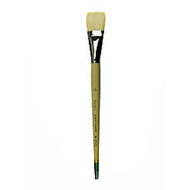 Robert Simmons Signet Paint Brush 40, Size 16, Broad Bristle, Hog Hair, Tan