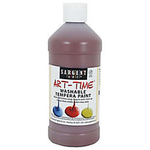 Sargent Art; Washable Art Paint, 16 Oz., Brown