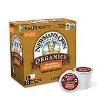 Newman's Own; Pods Organics Special Blend Decaffeinated Coffee K-Cup; Pods, 0.4 Oz, Box Of 16