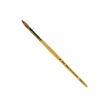 Silver Brush Kolinsky Paint Brush, Size 14, Oval Wash, Gold/Natural