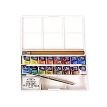 Winsor & Newton Cotman Watercolor Deluxe Sketchers' Pocket Box, Set Of 16