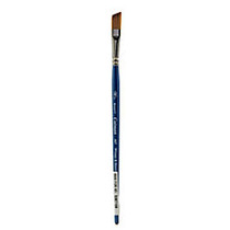 Winsor & Newton Cotman Watercolor Paint Brush 667, 1/4 inch;, Angle Bristle, Synthetic, Blue