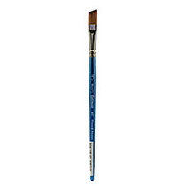 Winsor & Newton Cotman Watercolor Paint Brush 667, 3/8 inch;, Angle Bristle, Synthetic, Blue