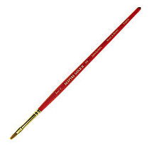 Winsor & Newton Sceptre Gold II Short-Handle Paint Brush 606, 1/8 inch;, One-Stroke Bristle, Sable Hair, Terracotta