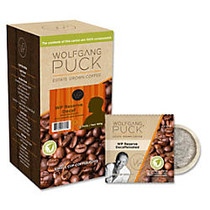 Wolfgang Puck Chef's Reserve Decaffeinated Coffee Pods, 0.3 Oz, Box Of 18