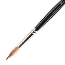 Winsor & Newton Series 7 Kolinsky Sable Pointed Round Paint Brush, Sable Hair, Black Size 8