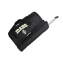 Denco Sports Luggage Rolling Drop-Bottom Duffel Bag, Idaho Vandals, 15 inch;H x 27 inch;W x 14 1/2 inch;D, Black