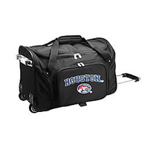 Denco Sports Luggage Rolling Duffel Bag, Houston Cougars, 22 inch;H x 12 inch;W x 12 inch;D, Black