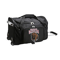 Denco Sports Luggage Rolling Duffel Bag, Montana Grizzlies, 22 inch;H x 12 inch;W x 12 inch;D, Black