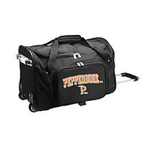 Denco Sports Luggage Rolling Duffel Bag, Pepperdine Waves, 22 inch;H x 12 inch;W x 12 inch;D, Black