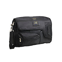 Denco Sports Luggage Travel Messenger Bag With 15 inch; Laptop Pocket, Drexel Dragons, 15 1/4 inch;H x 12 inch;W x 1 1/4 inch;D, Black