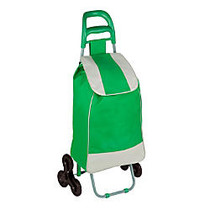 Honey-Can-Do Large Rolling Knapsack Cart With Tri-Wheels, Green