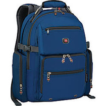 Wenger; Breaker Laptop Backpack With 16 inch; Laptop Pocket And 10 inch; Tablet Pocket, Blue