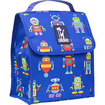 Wildkin Munch 'N Lunch Bag, 10 inch;H x 8 1/2 inch;W x 5 inch;D, Olive Kids Robots