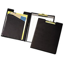 Cardinal Business Basics Clip Folder, 12 3/8 inch; x 9 1/2 inch;, Black