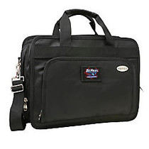 Denco Sports Luggage Expandable Briefcase With 13 inch; Laptop Pocket, Depaul Blue Demons, Black